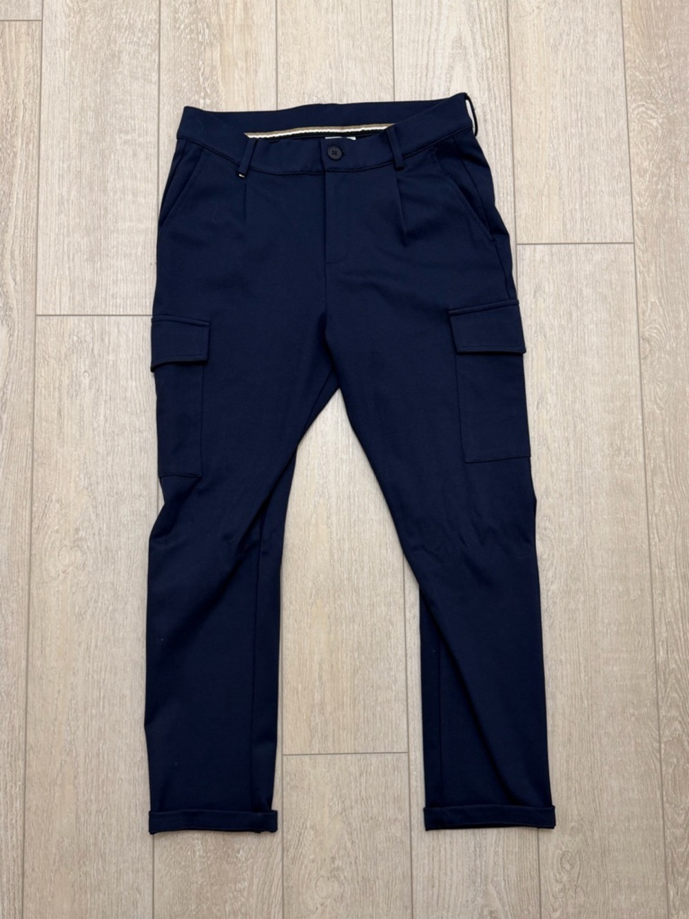 BOSS Boys Navy Cargo Dress Pants Size XL